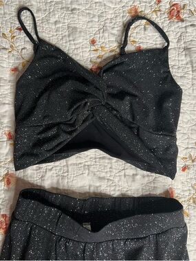 crop top and pants set